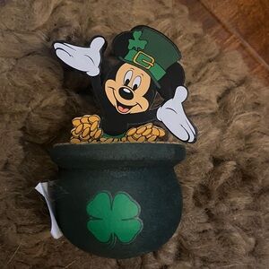 Mickey Mouse St. Patrick's Day Pot Antenna Topper